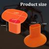SWPHRT UTV Oil Drain Funnel, Flexible Silicone Spill-Free Vehicle Funnel for Quick and Clean Liquid Transfer, Reusable Automotive Oil Change Accessories, Compatible with Maverick X3 Defender (Orange) view 2