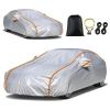 Winter Car Cover Snowproof for Chevrolet Equinox SUV 2017-2025, Waterproof Outdoor Full Exterior Covers Rain Dust Automobile Tarp with Door Zipper, Silver view 1
