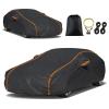 Winter Car Cover Snowproof for BMW X7 (G07) SUV 2018-2025, Waterproof Outdoor Full Exterior Covers Rain Dust Automobile Tarp with Door Zipper, Black view 1
