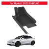 BHNJUTM Floor Mats with Door Sill Protection Strips Compatible with Tesla Model Y Juniper 2025 All-Weather Liner Cargo Mat Trunk Backrest(RHD-3pcs) view 2