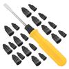 DECORNIJIA Car Tire Repair Kit with Rubber Screws and Screwdriver Quick Tubeless Tire Puncture Repair Tool for Motorcycle Electric Bike and Auto and Versatile Wheel Puncture Fixing Nails view 1