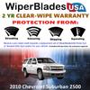 Wiper Blades Set/3 fits Chevrolet Suburban 2500 2010 w/2yr Wear Warranty view 3
