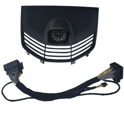 Car Sport Chrono Stopwatch Mounted Dashboard for Porsche Taycan 2020 2021 2022 2023 2024 Black Panel and Black Stopwatch