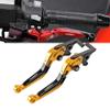 for CBR650R CBR 650R cbr650r 2025 2024 2023-2014 Motorcycle Accessories Brake Clutch Folding Brake Clutch Levers Handle Extendable Adjustable Clutch Brake Levers (Yellow Black Yellow) view 1