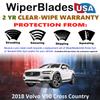 Wiper Blades Set/3 fits Volvo V90 Cross Country 2018 w/2yr Wear Warranty view 3
