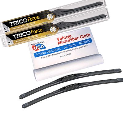 Performance Beam Wipers compatible with Hyundai Excel 1987 (Set of 2) Wiper Blades