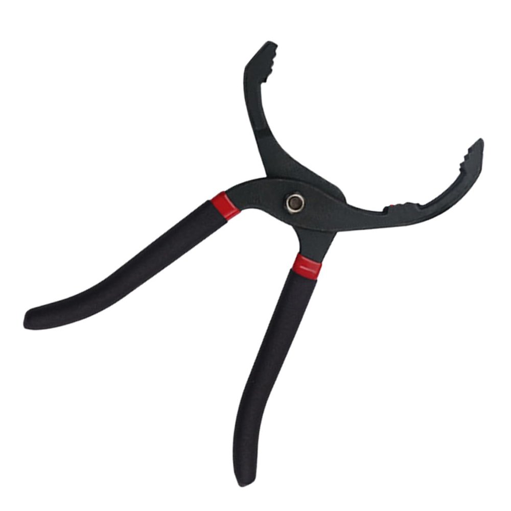 SOLUSTRE Wrench Pliers Alloy Steel Automotive Oil Change Tool Ergonomic Grip for and Truck Engine Filter Removal