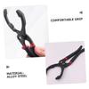 SOLUSTRE Wrench Pliers Alloy Steel Automotive Oil Change Tool Ergonomic Grip for and Truck Engine Filter Removal view 2