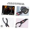 SOLUSTRE Wrench Pliers Alloy Steel Automotive Oil Change Tool Ergonomic Grip for and Truck Engine Filter Removal view 3