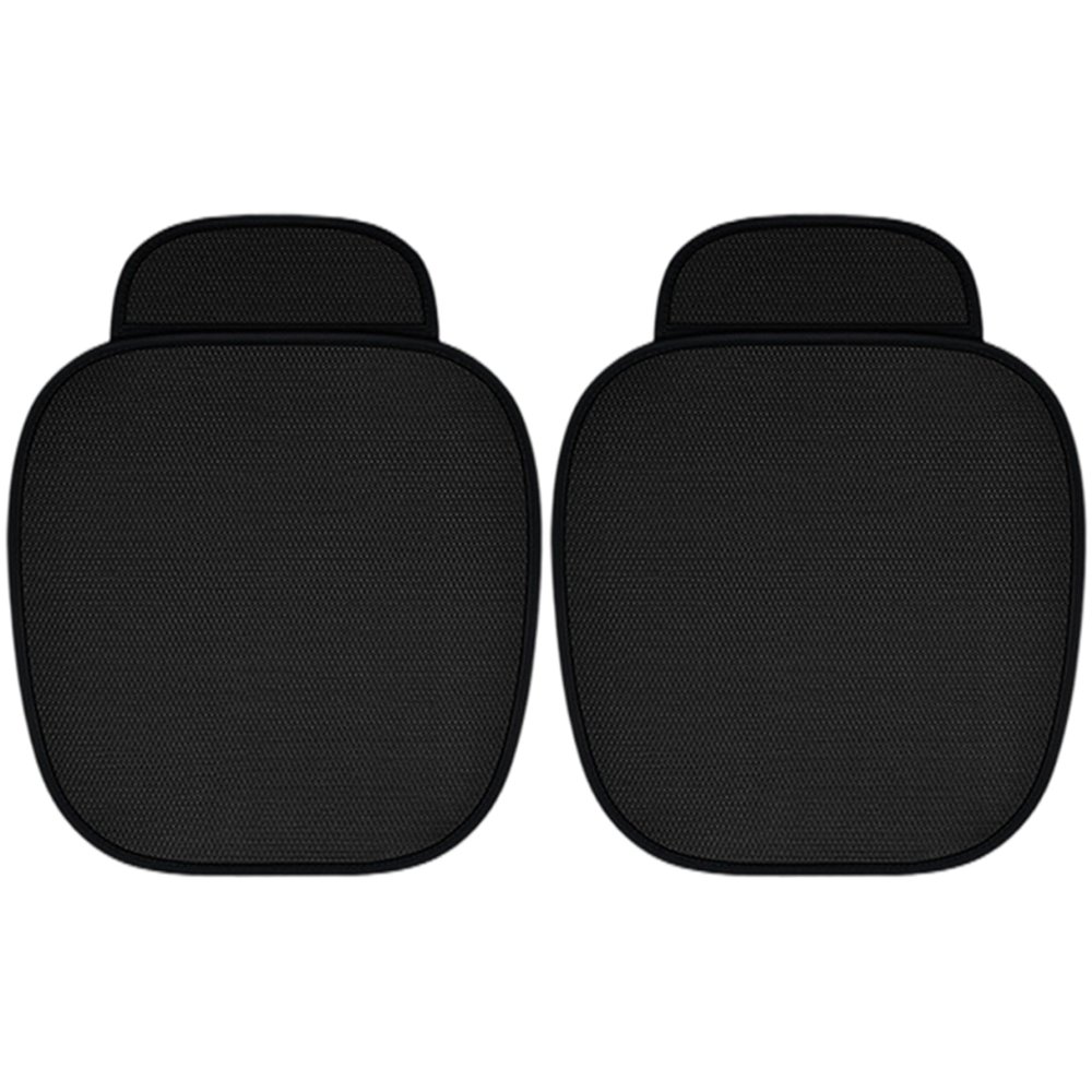 Hbbgdiy 2Pcs Car Seat Covers, Breathable Car Seat Mat with Anti-Slip Bottom, Practical Reusable Chair Pad for Truck Sedan SUV