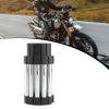 Motorcycle Front Fork Oil Seal Drive Tool Universal Garage Repairing Aluminum Alloy Nylon Oil Seal Installation for 37mm-53mm- Silver view 2