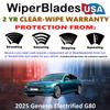 Wiper Blades Set/2 fits Genesis Electrified G80 2025 w/2yr Wear Warranty view 3