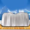 ANGGREK Front Screen Sunshade, 51.18 x 23.62 inches Car Sun Shade Rays Protection with Thick Aluminum Foil view 4