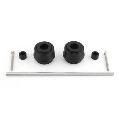 Rbanna1 1 Pc Z-FS-081-H Front Wheel Axle Fork Slider Front Fork Axle Crash Guard Crash Protector Stainless Steel, Nylon Black For Zontes Shengshi 350D 350E 350M 2023 2024+