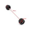Rbanna1 1 Pc Z-FS-081-H Front Wheel Axle Fork Slider Front Fork Axle Crash Guard Crash Protector Stainless Steel, Nylon Black For Zontes Shengshi 350D 350E 350M 2023 2024+ view 2