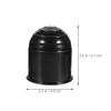 HOOTNEE 6pcs Tow Ball Covers Black Plastic Hitch Ball Protectors Elastic Trailer Hitch Caps for Trucks Rvs Car Trailers Portable Replacement Towball Protection view 2