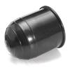 HOOTNEE 6pcs Tow Ball Covers Black Plastic Hitch Ball Protectors Elastic Trailer Hitch Caps for Trucks Rvs Car Trailers Portable Replacement Towball Protection view 4