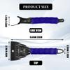 Surosha Ice Scraper for Cars and Small Trucks, Ice Scrapers for Car Windshield, Auto Snow Removal Tool with Ergonomic Foam Grip, Auto Windshield Plastic Snow Shovel for Truck Home Window (Blue) view 2