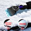 Surosha Ice Scraper for Cars and Small Trucks, Ice Scrapers for Car Windshield, Auto Snow Removal Tool with Ergonomic Foam Grip, Auto Windshield Plastic Snow Shovel for Truck Home Window (Blue) view 3