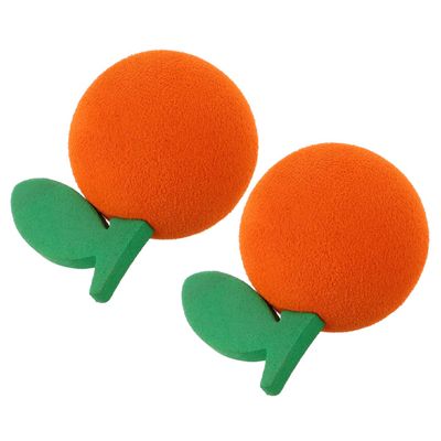 Garneck 2 Pcs Orange EVA Car Antenna Toppers Installation Vehicle Aerial Decoration Balls for Trucks SUV Halloween Car Antenna Decor Accessory