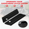 Amazicha Saddlebag Hardware Kit, Hard Bag Latches Covers, Red Reflectors, Rubber Cushion, Locks Set 1993-2013 Compatible for Harley Touring Street Glide Electra Glide Road Glide Road King view 2