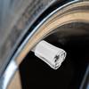 SOPOTUTU Tire Valve Caps Lightweight Zinc Alloy Car and Bicycle Air Valve Stem Covers Construction Dustproof Protective Car Wheel Hub Accessories Silver view 4