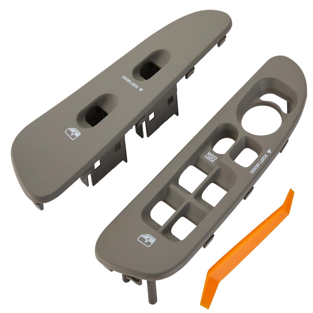 ZAPOSTS Window Switch Panel for Dodge Ram 1500/2500/3500 2002-2009, Dakota 2001-2004,Sprinter 2500 2005-2009,Driver and Passenger Side Panel Beige