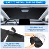 INSAUTO Custom Fit Windshield Sun Shade Accessories for BMW 3 Series 2019-2026 (330i/M340i), Foldable Front Window Sunshade, UV & Heat Reflector, Keeps Interior Cool, Includes Storage Bag view 4