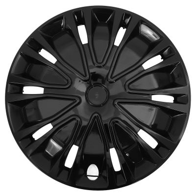 13 Inch Black PP Car Wheel Hubcap Covers Decorative Repair Set
