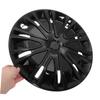 13 Inch Black PP Car Wheel Hubcap Covers Decorative Repair Set view 4