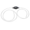 Manual Siphon Pump Portable Hand Liquid Transfer Tool Kit for Water Gas Efficient Non Leak Design with 2Pcs PVC Hose Ideal for Lawn Mower Hedge Trimmer Black view 1