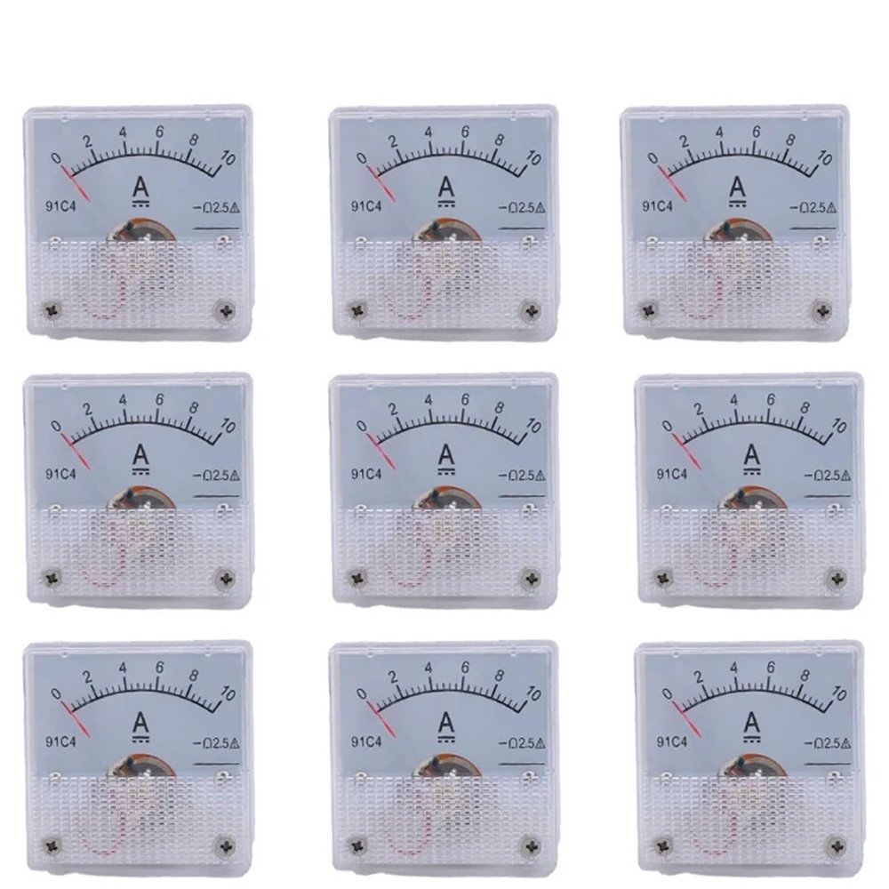 91C4-A DC Pointer Type Ammeter 1A 2A 3A 5A 10A 15A 30A 50A 75A 100A 150A 200A 300A 400A 500A Analog Mechanics Plate Table(30A)