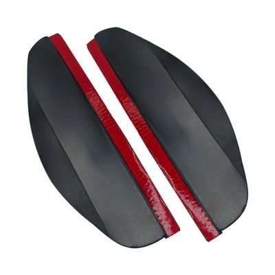 QKWL 2PCS Car Rearview Mirror Rain Covers, Side Mirror Rain Guard, Durable, Effectively Blocks Rainwater, Maintains A Clear View, And Is Suitable For Most Car Models (Black, 2PCS)