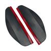 QKWL 2PCS Car Rearview Mirror Rain Covers, Side Mirror Rain Guard, Durable, Effectively Blocks Rainwater, Maintains A Clear View, And Is Suitable For Most Car Models (Black, 2PCS) view 1