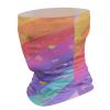 Balaclava Neck Gaiter Breathable Rainbow And Hearts Bandanas Sun & Windproof Face Mask Face Cover Scarf Headband for Skiing Fishing Hiking Cycling All Season Outdoor Sports view 2
