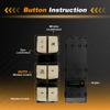 SWITCHRISE 1 AUTODOWN Power Window Switch for Hyundai Elantra 2011-2013 Window Control Switch with Tool 935703X032YDA Front Left Driver Side 1 Set view 4