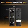 SWITCHRISE 1 AUTO Power Window Switch for Hyundai Elantra GLS Window Control Switch for Hyundai Elantra Touring with Tool 93570-2H110 Front Left Driver Side 1Set view 4
