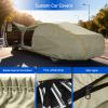Car Cover Custom Fit for Porsche Taycan GTS (2021-2025) Waterproof Car Covers |Snow Blanket for Cars Close Fitting Outdoor Elastic Wrap Full Car Tarpaulin Resists Tears Scratches view 2