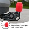 PRETYZOOM Trailer Hitch Ball Cover Cap in Red Tow Hitch Protector for Off-Road Vehicles Rvs and Caravans Easy Installation view 4