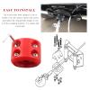 Sun Walker Winch Cable Hook Stopper, Rubber Winch Cable Saver with Hex Wrench for Synthetic Rope & Wire, Rope Line Stopper to Prevent Pulling Bounce and Abrasion for ATV UTV Winches (Red) view 3