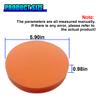 KPFILEH 8PCS Applicator Pad Kit, 6 Inch Wax Applicator Pads, Automotive Polishing Pad, Compound Vehicle Detailing Foam Sponge (Orange) view 2