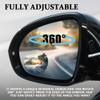 Surosha 4PCS Blind Spot Mirrors, Car HD Glass Frameless Side Mirror, Convex 360 Wide Angle Side Rear View Mirror, Self Adhesive Angle Adjustable Blind Spot Mirrors for Car Truck (Round, 4PCS) view 4