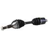 YJJYCPLA 1pc Complete CV Joint Axle Shaft Front Left Driver Side Black Coating for Pontiac,for Olds,for Chevy,for Buick 31.4 in-Depth 34 Teeth-Number of Inboard Splines 66-1255 DSK338 view 2