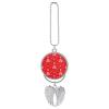 JOJOART Ballet Shoes Star Red Car Mirror Hanging Angel Wing Pendant Car Interior Accessories Hanging Ornament view 1
