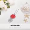 JOJOART Ballet Shoes Star Red Car Mirror Hanging Angel Wing Pendant Car Interior Accessories Hanging Ornament view 4