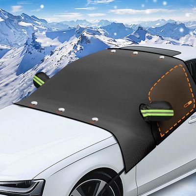 BIVIPO Car Windshield Cover for Ice and Snow for Chrysler Pacifica Voyager 2017-2022, Winter Magnetic Car Anti-Snow Cover,Easy to Install,with Side Mirrors Cover