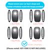 ATFIGII Key Fob Cover Compatible with Genesis G70 G90 GV60 GV70 2023 2024 2025 Key Case for G80 GV80 2024 2025 2026 Holder Metal Silicone Protector 8 Button B Gray view 2