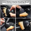 Car Interior Cleaning Brush,Cleaning Brush for Dashboard, AC Vent, Laptop Keyboard | Multi-Purpose Car Care Kit for Car Interior (1 Small 1 Big Brush) view 2