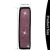 JDDRY Car Seat Belt Covers,Universal Car Seat Belt Pads,Seat Belt Strap Cover Shoulder Pad,Bling Seat Belt Cover(Pink,2PC) view 2