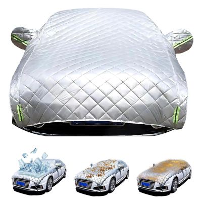 Car Cover Waterproof for Alpine A610, 1991-1995, Outdoor Thicken Half Car Covers with Cotton Lining, Hail Blanket Sun Snow Rain UV Heat Dust Resistant